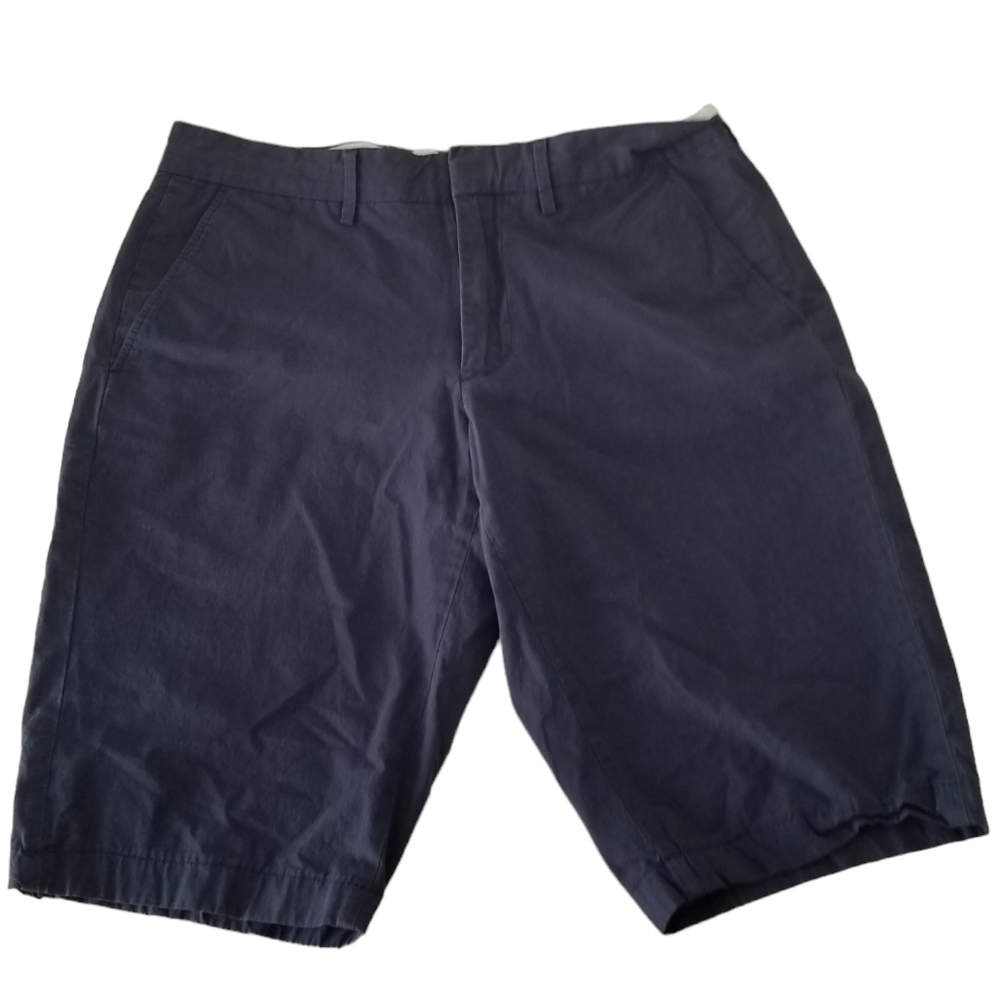 J Crew Navy Blue Slim Bedford Chino Shorts Size 31 Waist